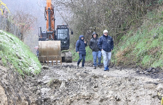 Arquata del Tronto - Sopralluogo della Ciip sullo stato di avanzamento delle opere idriche